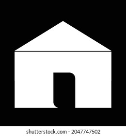 home icon vector design with editable stroke.