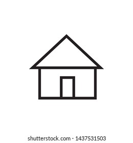home icon vector design template