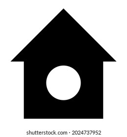 home icon with vector design and white background