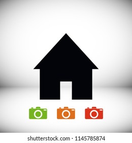 home icon, Vector EPS 10 illustration style