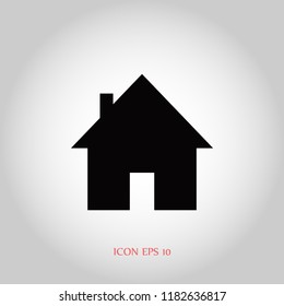 home icon, Vector EPS 10 illustration style