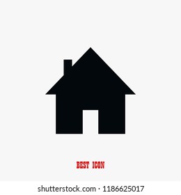 home icon, Vector EPS 10 illustration style