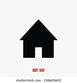 home icon, 

Vector EPS 10 illustration style