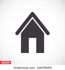 Home icon. Vector Eps 10