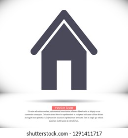 Home icon. Vector Eps 10