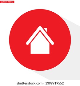 Home icon. Vector Eps 10 . Lorem Ipsum Flat Design 