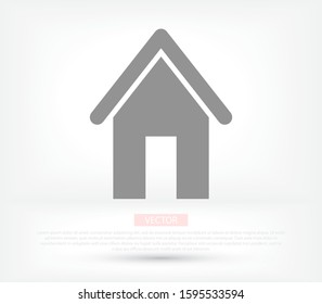 Home icon. Vector Eps 10 . Lorem Ipsum Flat Design
