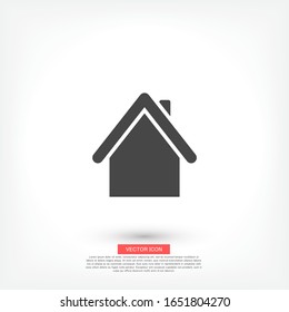 Home-Symbol. Vektorillustration EPS10 . Lorem Ipsum-Flachdesign