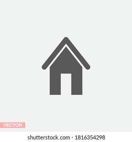 Home icon. Vector Eps 10 . Lorem Ipsum Flat Design 