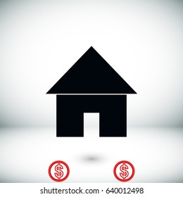 home icon, Vector EPS 10 illustration style