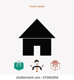 home icon, Vector EPS 10 illustration style