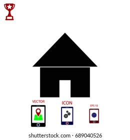 home icon. Vector EPS 10 illustration style
