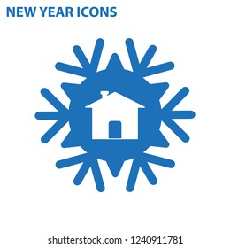 Home Icon Vector flat design style