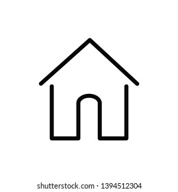 home icon vector flat design