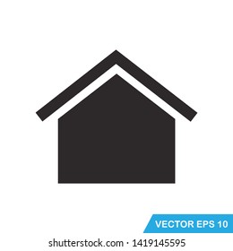 home icon vector flat design