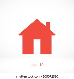 Home icon vector, flat design best vector icon