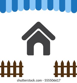 Home Icon Vector flat design style