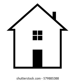 Home icon vector, flat design best vector icon