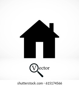 Home icon vector, flat design best vector icon