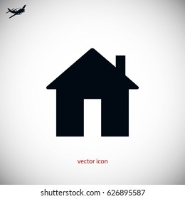 Home icon vector, flat design best vector icon