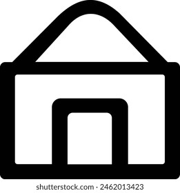 Home icon vector, flat icon, House, real estate icon symbol isolated