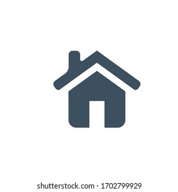 home icon vector flat illustration