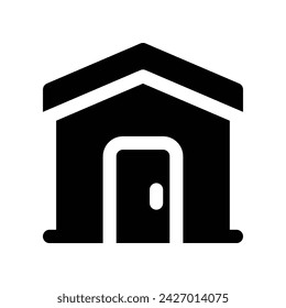 home icon. vector glyph icon for your website, mobile, presentation, and logo design.
