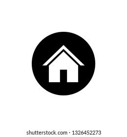 Home icon vector. House vector icon