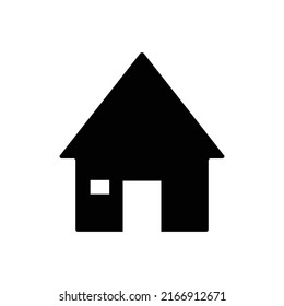 Home icon vector. House building icon symbol
