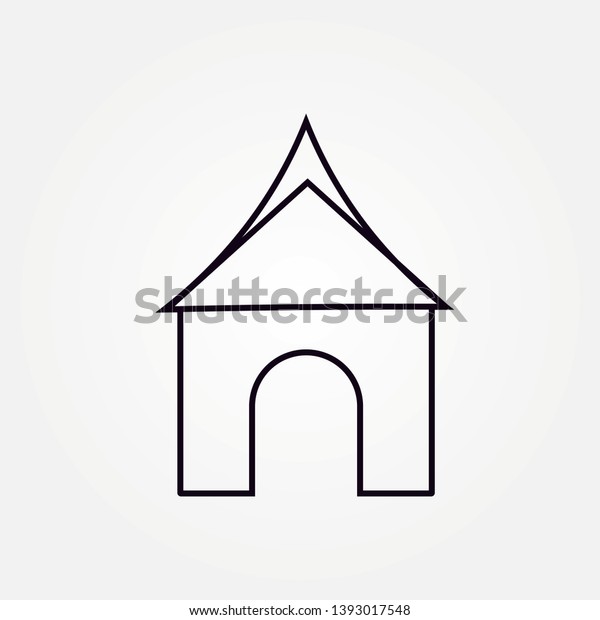 Home Icon Home Vector Icon House Stock Vector Royalty Free 1393017548