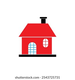 Home icon vector. House icon outline design vector. 