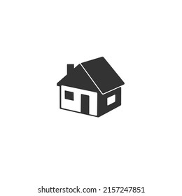 Home icon vector. House, real estate icon symbol isolated flat sign
