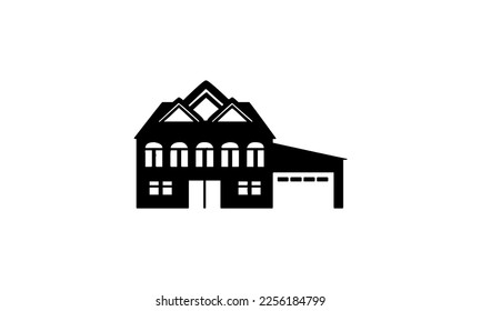 Home icon vector. House, real estate icon symbol isolated