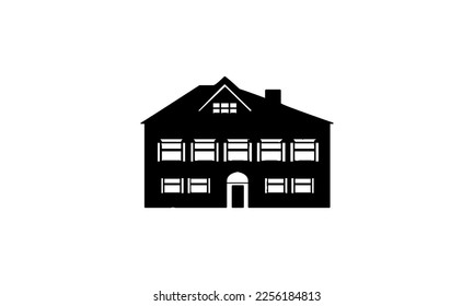 Startsymbol, Vektorgrafik. Haus, Immobiliensymbol einzeln