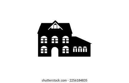 Home icon vector. House, real estate icon symbol isolated
