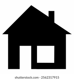 Home icon vector. House, real estate icon symbol isolated