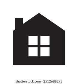 Home icon vector. House sign