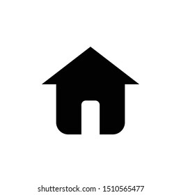 Vector de icono del hogar. Símbolo de casa aislado