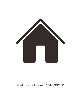 Home icon vector. House symbol isolated.