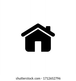 Home icon vector. House icon symbol isolated