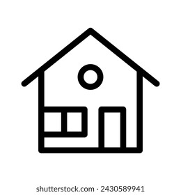Home icon vector. House icon symbol isolated on white background