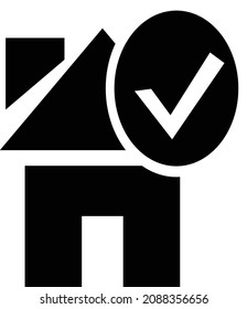 Home icon vector in illustration