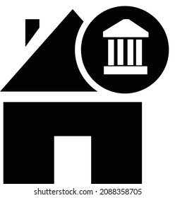 Home icon vector in illustration