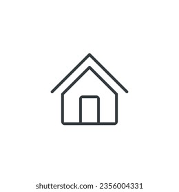 Icono del hogar, ilustración del vector del hogar