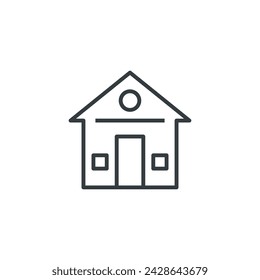 Icono del hogar, ilustración vectorial del hogar