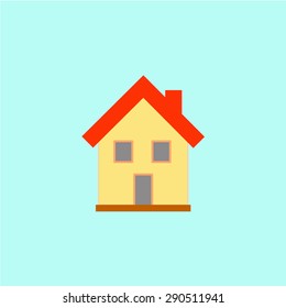 Home icon, vector illustration