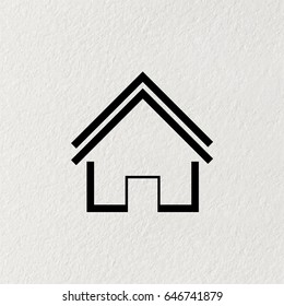 Home icon. vector illustration