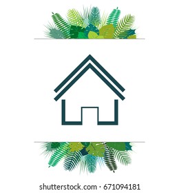 Home icon. vector illustration