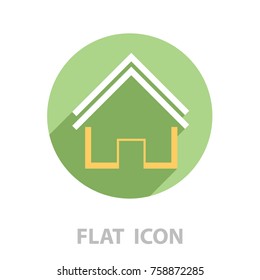 Home icon. vector illustration