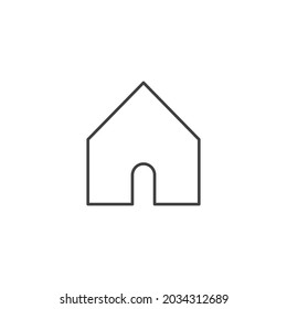 Icono de inicio. Diseño de iluminación de vectores
